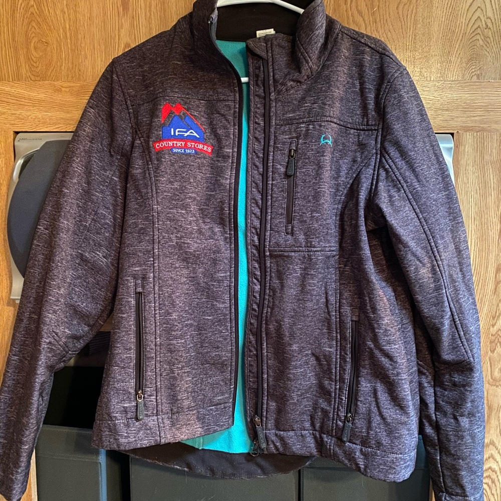 Brown Cinch Shell Jacket Size M